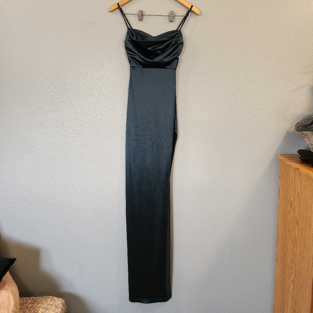 Windsor Dark Teal Sleeveless Maxi Dress- Size XS